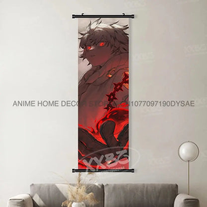 Canvas Home Decoration Poster For Anime Gachiakuta Character Print Scrolls Pictures Wall Art Hanging Painting Bedside Background
