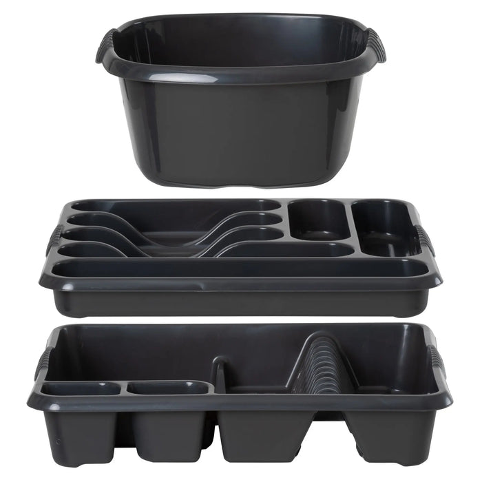 Casa Plastic 3 Piece Kitchen Set Wham Storage