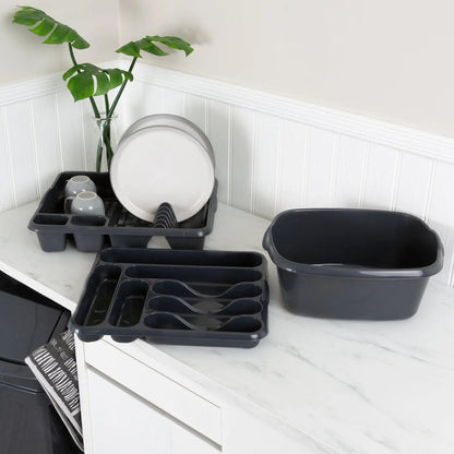 Casa Plastic 3 Piece Kitchen Set Wham Storage