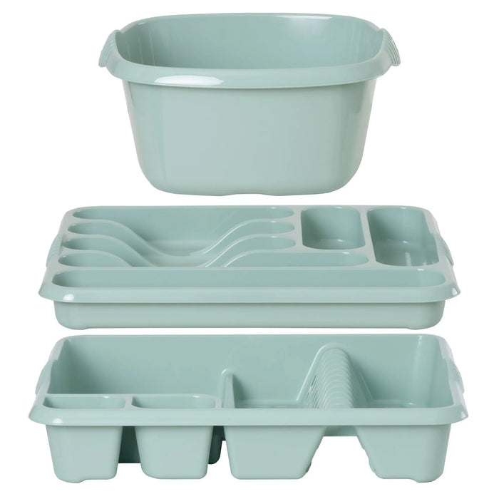 Casa Plastic 3 Piece Kitchen Set Wham Storage