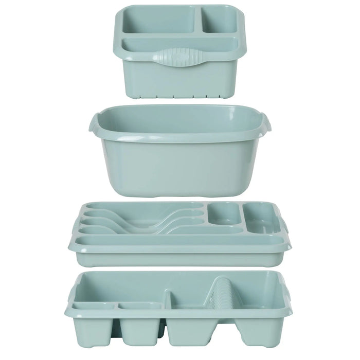 Casa Plastic 4 Piece Kitchen Set Wham Storage