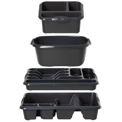 Casa Plastic 4 Piece Kitchen Set Wham Storage