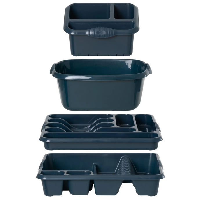 Casa Plastic 4 Piece Kitchen Set Wham Storage