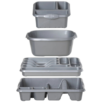 Casa Plastic 4 Piece Kitchen Set Wham Storage