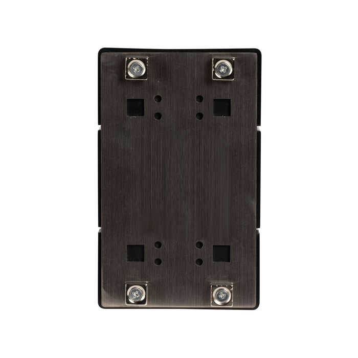 CCW Series WMB - 220 - Wall Mounted Retractable Belt Barrier With Black Magnetic ABS Case - 7.5, 10, 13, & 15 Ft. Belts - Crowd Control Warehouse