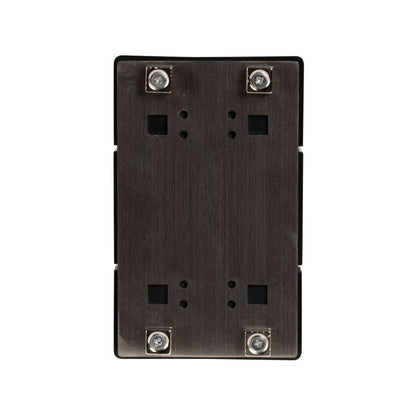 CCW Series WMB - 220 - Wall Mounted Retractable Belt Barrier With Black Magnetic ABS Case - 7.5, 10, 13, & 15 Ft. Belts - Crowd Control Warehouse