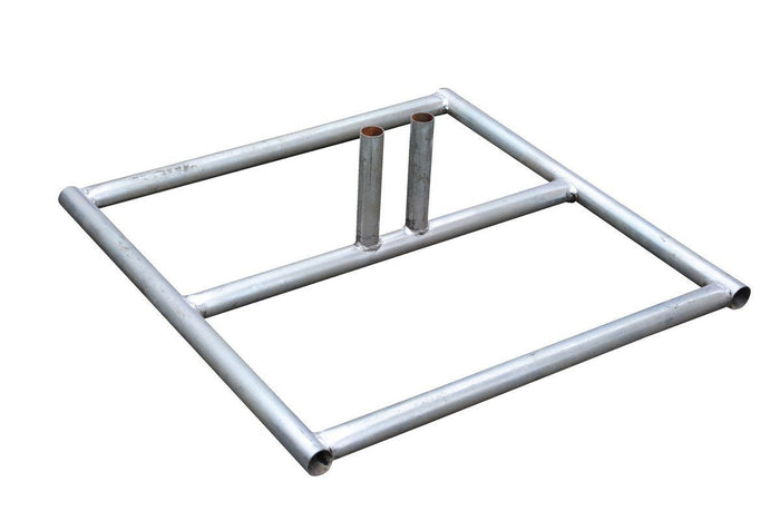 Chain Link Fence Panel Barrier Base Unit - Crowd Control Warehouse