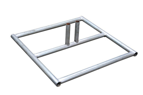 Chain Link Fence Panel Barrier Base Unit - Crowd Control Warehouse