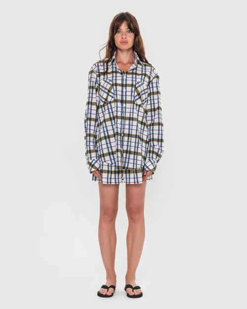 Buy Checkered Shorts – Bottoms by Ksenia Schnaider | Ethical & Sustainable Fashion