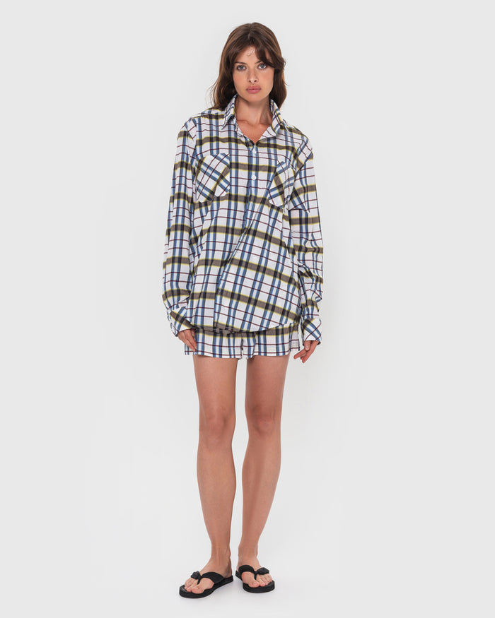 Buy Checkered Shirt – Tops by Ksenia Schnaider | Ethical & Sustainable Fashion