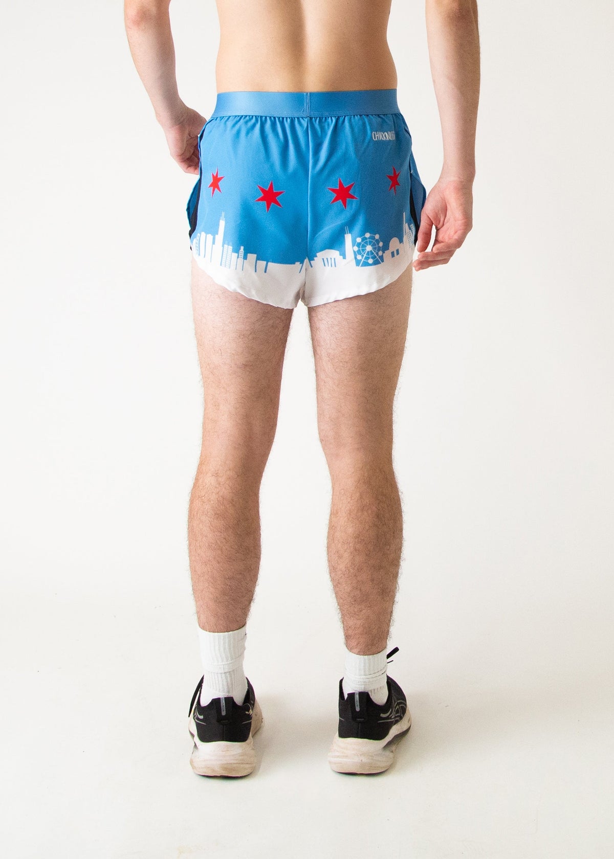 Men's Chicago Skyline 2" Split Shorts