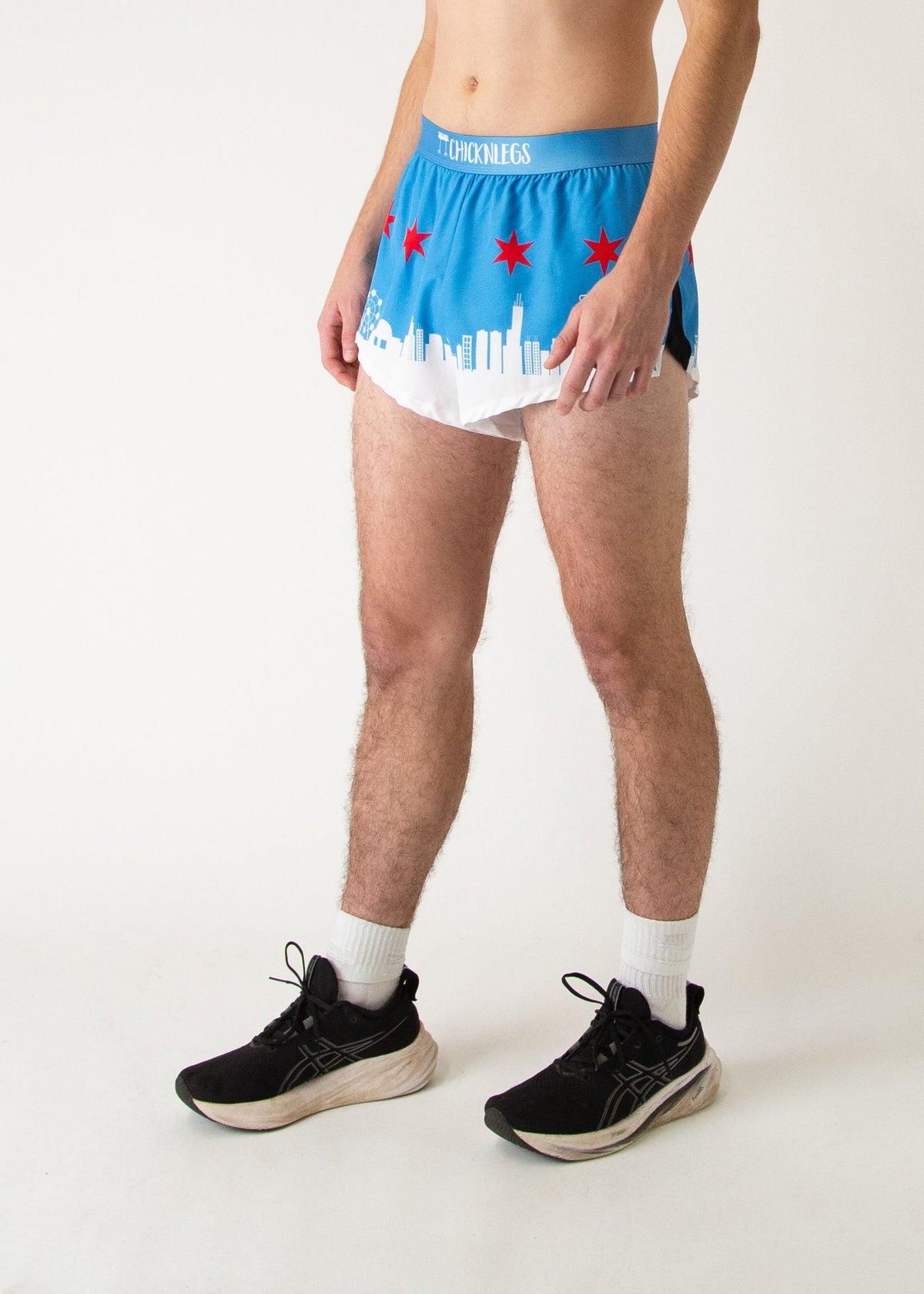 Men's Chicago Skyline 2" Split Shorts