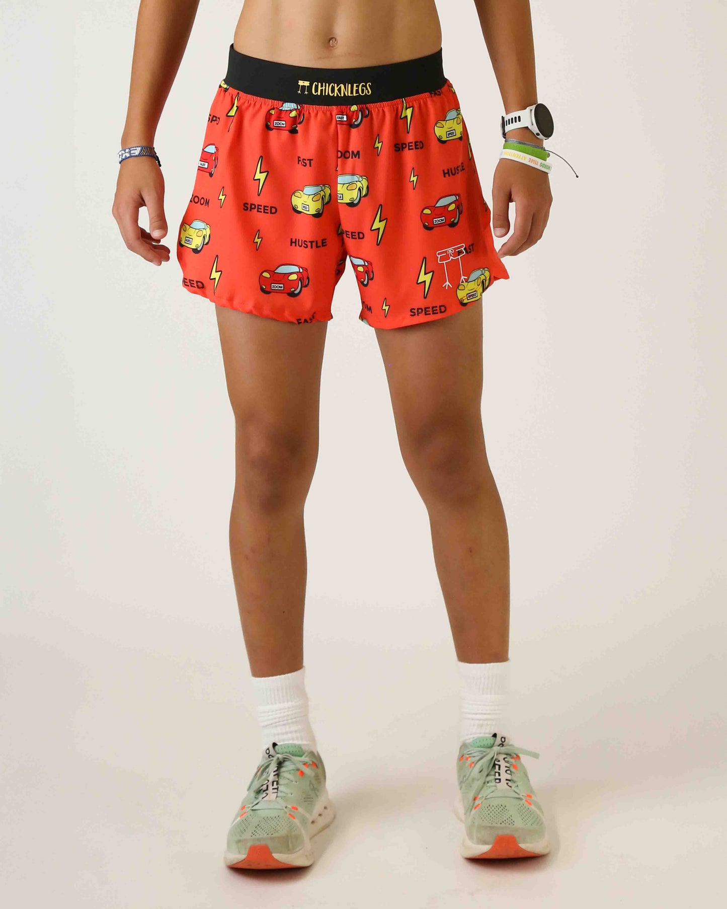 Men's Cars 4" Half Split Shorts