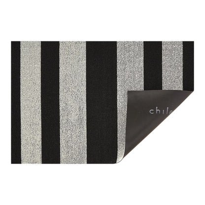 chilewich | large doormat 61x91cm (24x36") | bold stripe black + white - DC