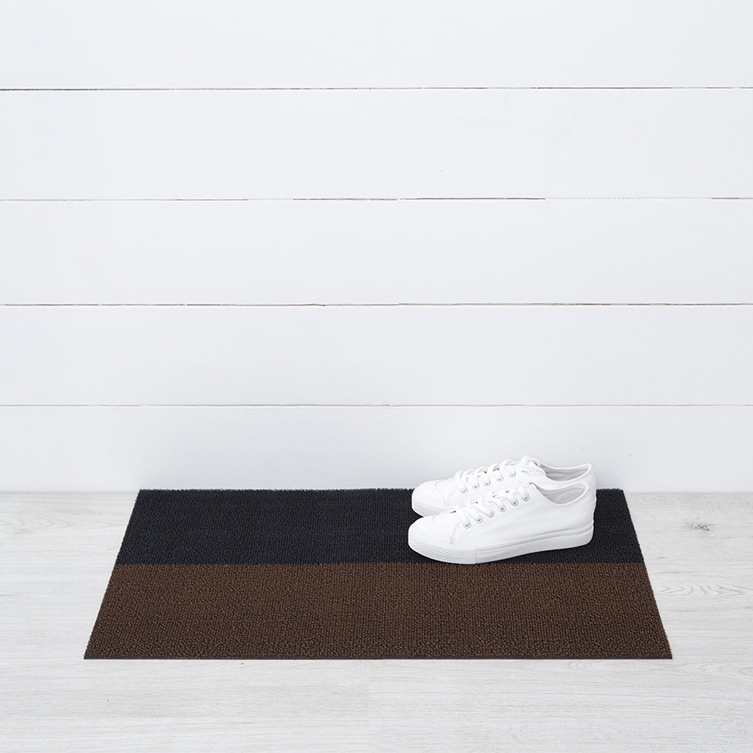 chilewich | shag doormat 46x71cm (18x28") | duo stripe mocha