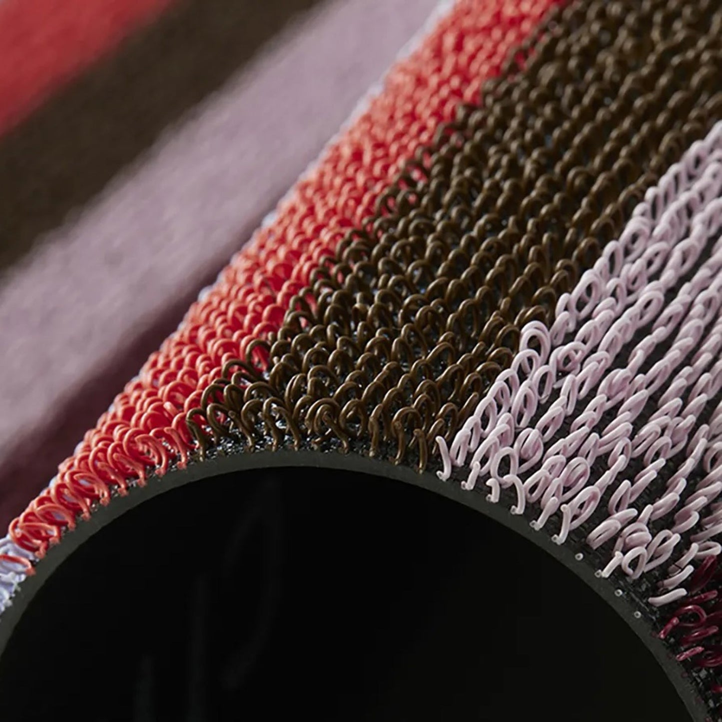 chilewich | shag doormat 46x71cm (18x28") | even stripe berry