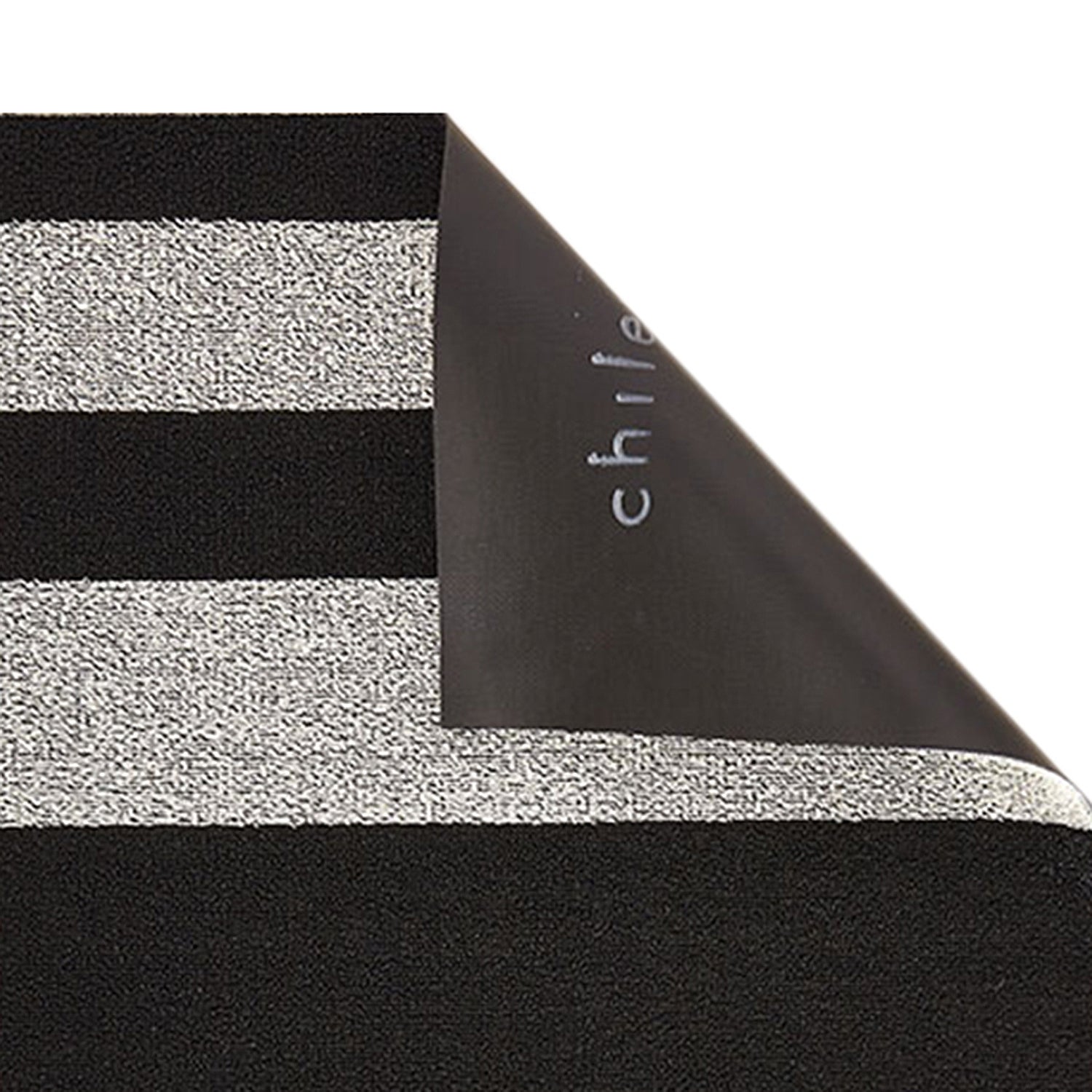 chilewich | shag doormat 46x71cm (18x28") | bold stripe black + white
