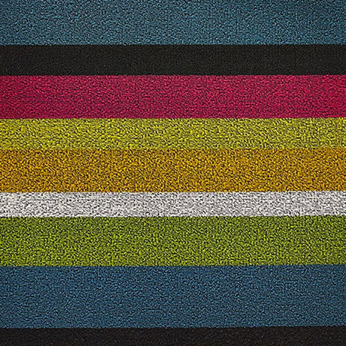 chilewich | shag doormat 46x71cm (18x28") | bold stripe multi