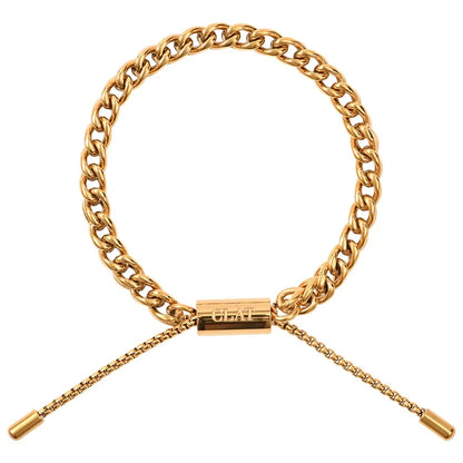 CLÀT Braid Link Bracelet - Gold