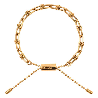 CLÀT U-Link Bracelet - Gold