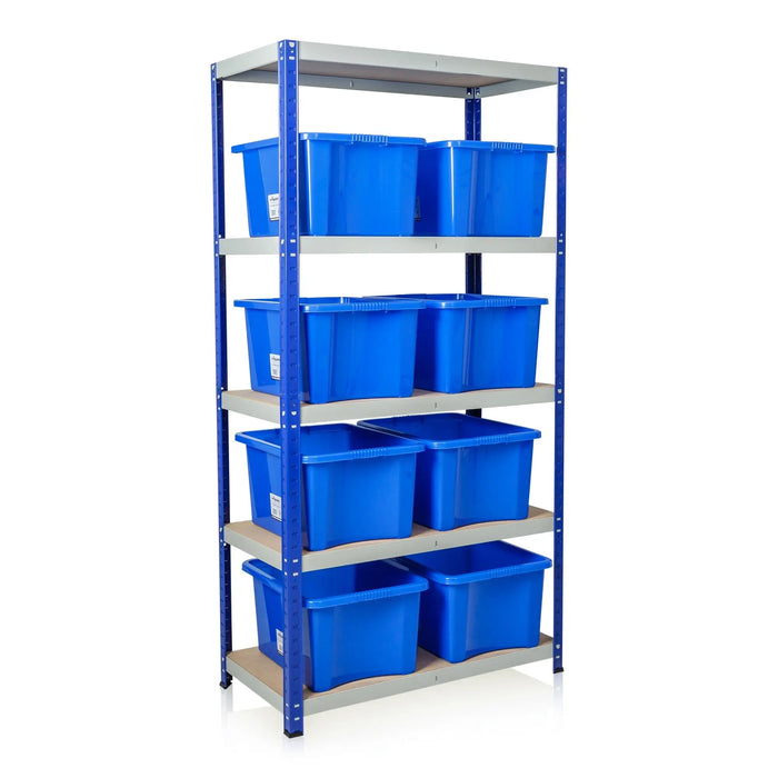 Clicka 175 Shelving with 35L Stack and Store Boxes Combo Racking