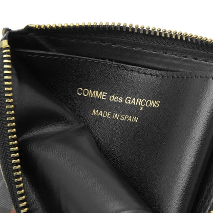 Comme Des Garcons Wallet Lenticular Tartan Micro Wallet - Red/Yellow