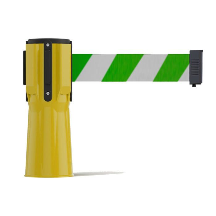 YELLOW / GREEN AND WHITE DIAGONAL