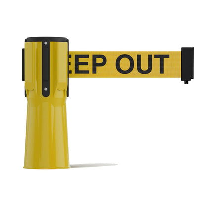 YELLOW / YELLOW WITH "DANGER - KEEP OUT" BLACK LETTERS
