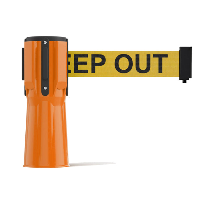 ORANGE / YELLOW WITH "DANGER - KEEP OUT" BLACK LETTERS