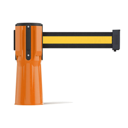 ORANGE / BLACK WITH YELLOW HORIZONTAL STRIPE