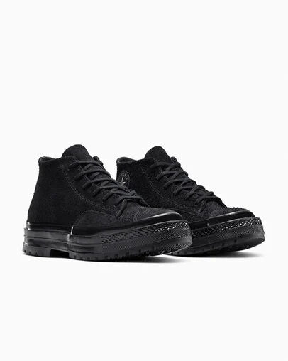 Converse Chuck 70 National Suede - Black/Black/Black - A16370c