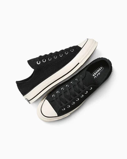 Converse Chuck 70 Suede Low Sneakers - Black/Egret/Black - A14662c