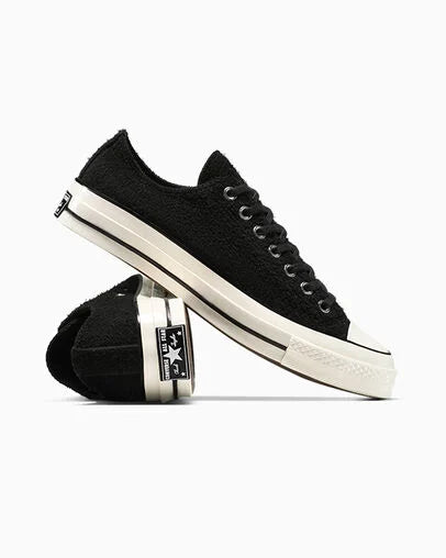 Converse Chuck 70 Suede Low Sneakers - Black/Egret/Black - A14662c