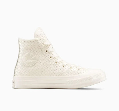 Converse Chuck 70 Woven Leather High Sneakers - Beige - A16402c