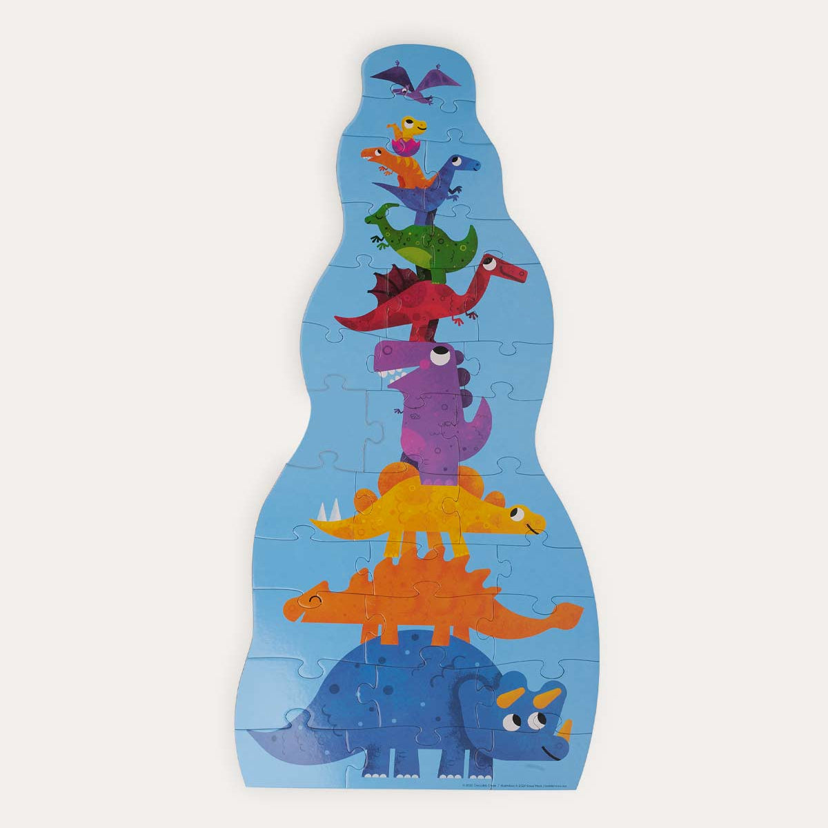 Crocodile Creek 30 piece Tower Puzzle Dinosaur