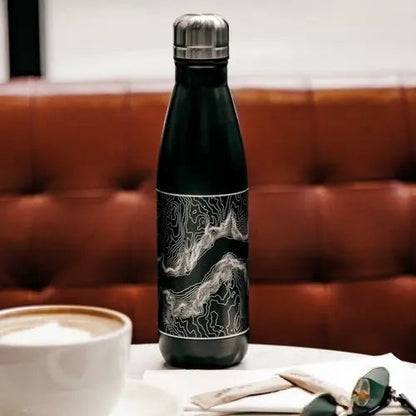 Cumberland Island - Georgia Engraved Map Insulated Bottle in Matte
