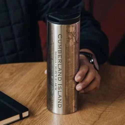 Cumberland Island - Georgia Engraved Map Tumbler