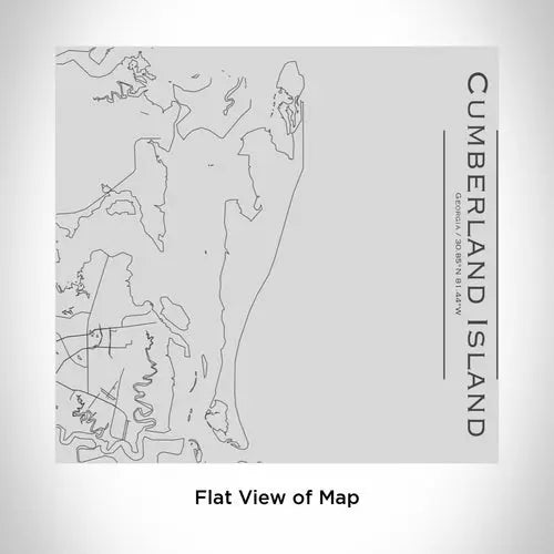 Cumberland Island - Georgia Engraved Map Tumbler