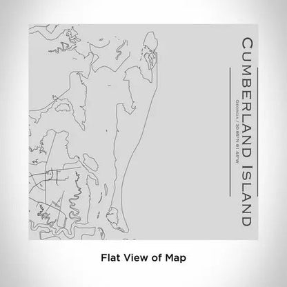 Cumberland Island - Georgia Engraved Map Tumbler