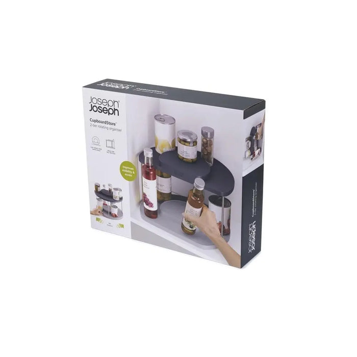 CupboardStore 2 Tier Rotating Organiser Joseph Joseph