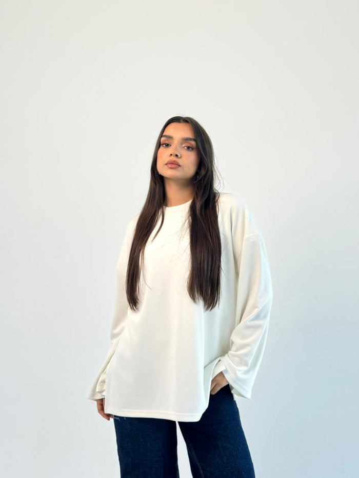 Daily Comfort Blouse - White
