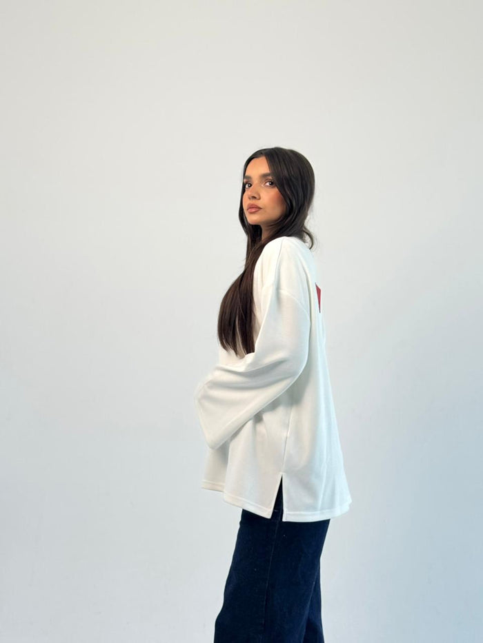 Daily Comfort Blouse - White