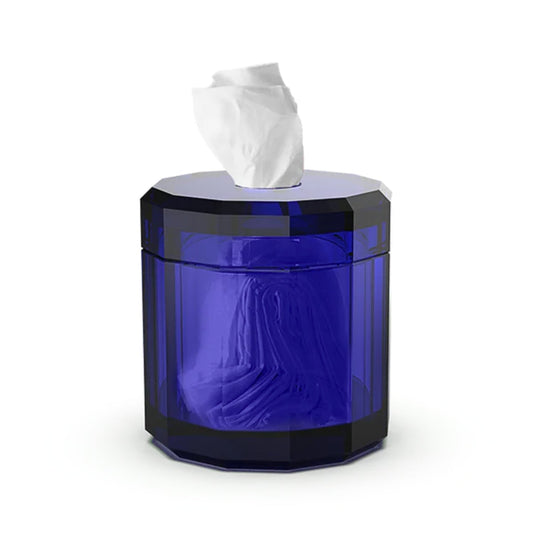 decor walther | KRISTALL collection | tissue box | capri blue