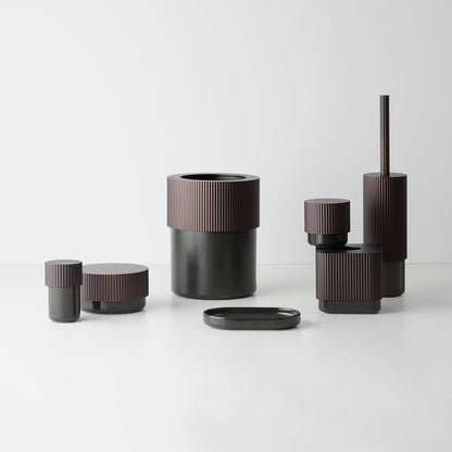 decor walther | OF.LINE series | waste bin | mocca + moor