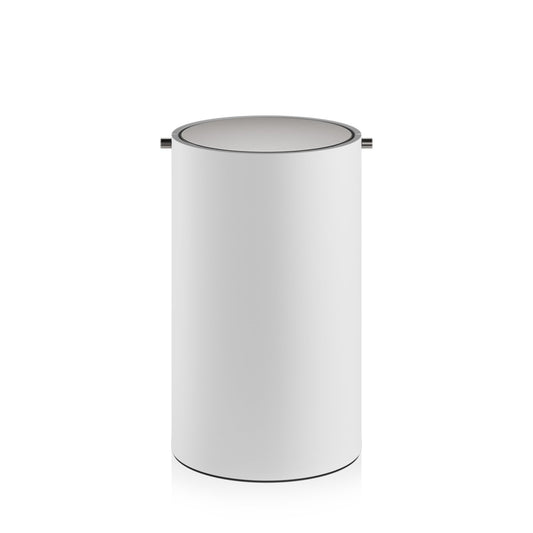 decor walther | STONE series | paper bin with revolving lid | white