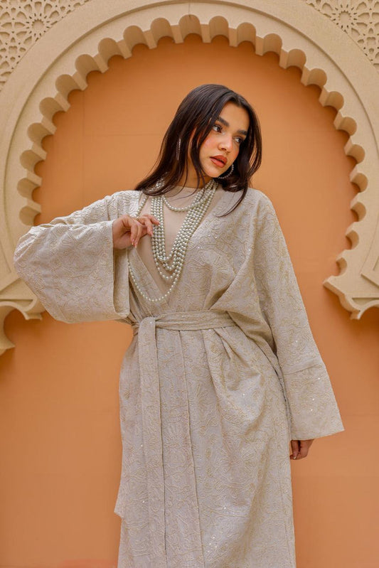 Dey Handmade Kaftan- OffWhite