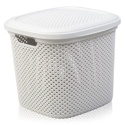 Diamond Design Multi Purpose Storage Basket with Lid Hobby Life