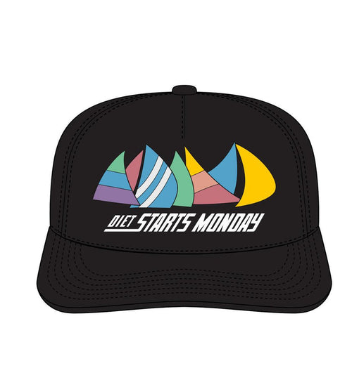 Diet Starts Monday Sails Hat - Black