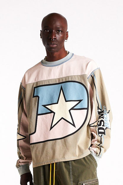 Diet Starts Monday Supercross Long Sleeve - Pink/Grey