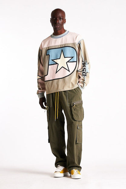 Diet Starts Monday Supercross Long Sleeve - Pink/Grey